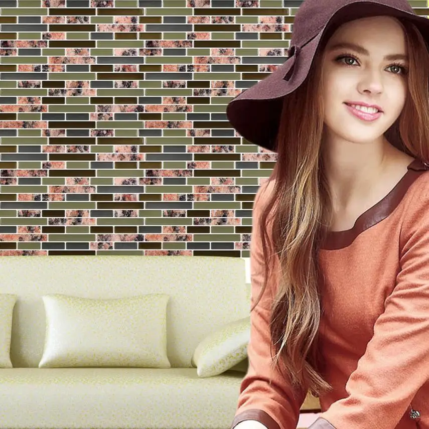 Wall Sticker Living room bedroom background PET 3D DIY Wall Decor Embossed Brick Stone Tiles Anti-mold Peel and Sticker May18
Wall Sticker Living room bedroom background PET 3D DIY Wall Decor Embossed Brick Stone Tiles Anti-mold Peel and Sticker May18
