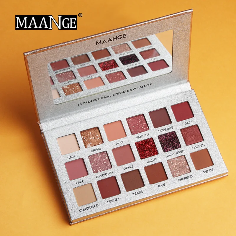 New 18 Colors Matte Shining Diamond Eyeshadow Palette Shimmer Glitter Long Lasting Powder Waterproof Eye Shadow Cosmetic Makeup
New 18 Colors Matte Shining Diamond Eyeshadow Palette Shimmer Glitter Long Lasting Powder Waterproof Eye Shadow Cosmetic Makeup