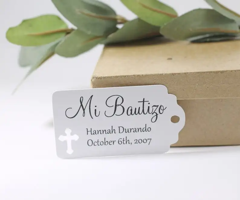 custom any language baptism Mi Bautizo Thank You Tags for Confirmation - White Catholic Favor Tags - Christian Party Favor Tags
custom any language baptism Mi Bautizo Thank You Tags for Confirmation - White Catholic Favor Tags - Christian Party Favor Tags