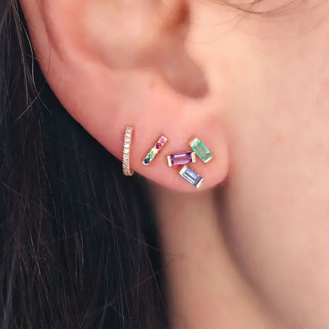 rose gold color stud earring Christmas gift square micro pave cz 5 colors elegant fashion 925 sterling silver women girl jewelry
rose gold color stud earring Christmas gift square micro pave cz 5 colors elegant fashion 925 sterling silver women girl jewelry