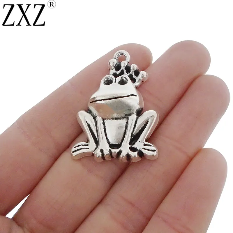 ZXZ 5pcs Antique Silver Tone Large Frog Animal Charms Pendants for Jewelry Making Findings 35x25mm
ZXZ 5pcs Antique Silver Tone Large Frog Animal Charms Pendants for Jewelry Making Findings 35x25mm