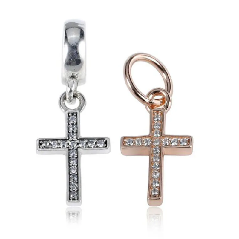 925 Sterling Silver Jewelry DIY Bead Accessories pave CZ Cross Belief Pendant Fits Pandora Charm Bracelets & Necklaces
925 Sterling Silver Jewelry DIY Bead Accessories pave CZ Cross Belief Pendant Fits Pandora Charm Bracelets & Necklaces