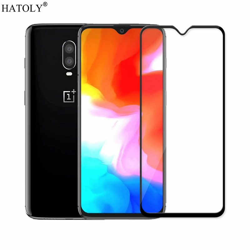 Закаленное стекло для Oneplus 6T 2 шт. Защита экрана OnePlus полное покрытие 3D пленка с