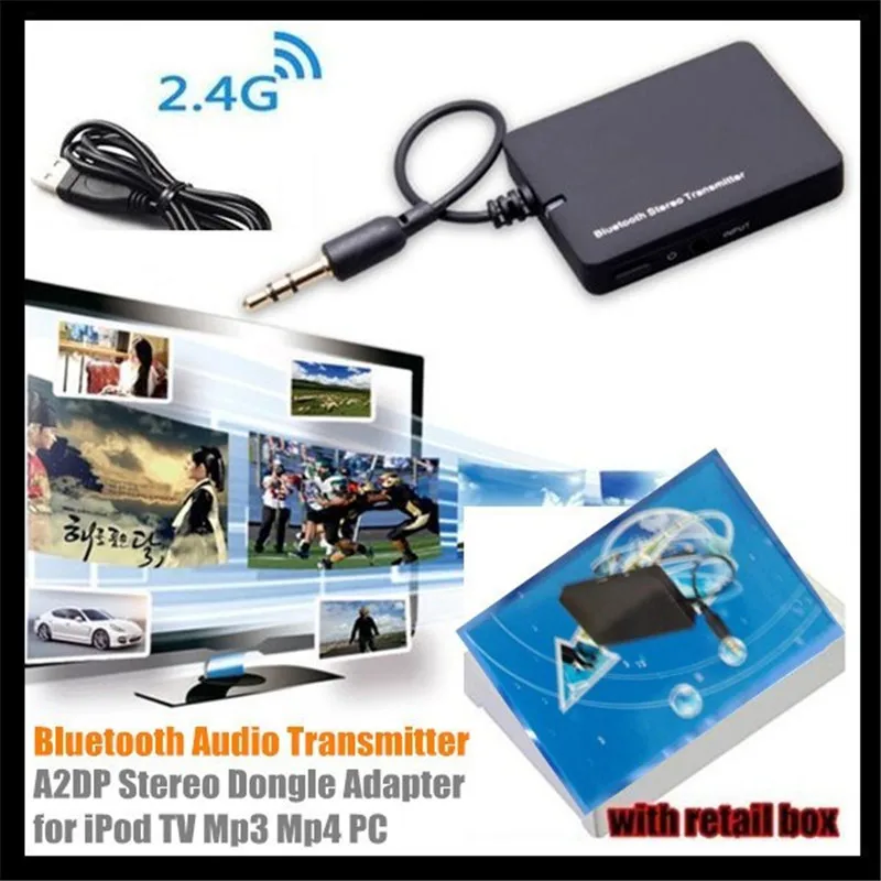 10p! Mini 3.5mm Wireless Bluetooth Audio Transmitter A2DP Stereo Dongle Adapter For TV Mp3 Mp4 PC Bluetooth Audio Music Receiver
10p! Mini 3.5mm Wireless Bluetooth Audio Transmitter A2DP Stereo Dongle Adapter For TV Mp3 Mp4 PC Bluetooth Audio Music Receiver