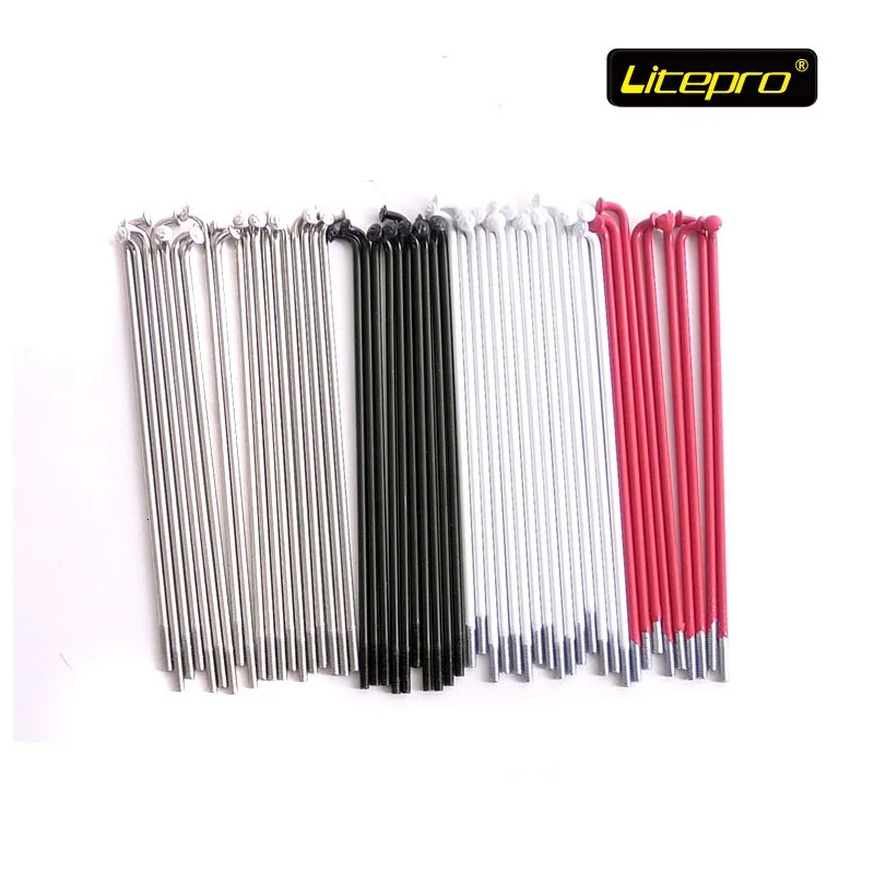Bicycle Spoke 124mm 127mm 129mm 172mm 175mm 178mm 180mm LITEPRO Black White Silver Red With Spoke Cap
Bicycle Spoke 124mm 127mm 129mm 172mm 175mm 178mm 180mm LITEPRO Black White Silver Red With Spoke Cap