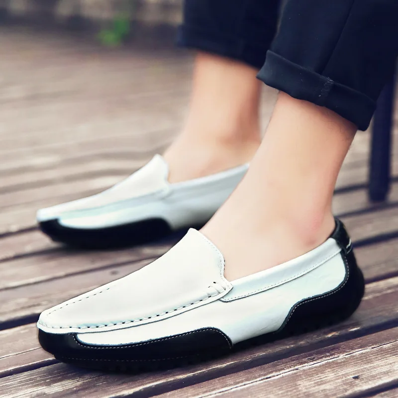 Fashion Leisure Casual Loafers Shoes for Men Solid Flat Slip on Shoes Spring Autumm Driving Shoes 
Fashion Leisure Casual Loafers Shoes for Men Solid Flat Slip on Shoes Spring Autumm Driving Shoes