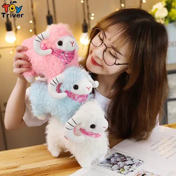 Kawaii Sheep Goat Lamb Alpaca Plush Toy Triver Stuffed Animals Doll Toys Baby Kids Children Girl Birthday Gift Home Decor Craft
Kawaii Sheep Goat Lamb Alpaca Plush Toy Triver Stuffed Animals Doll Toys Baby Kids Children Girl Birthday Gift Home Decor Craft