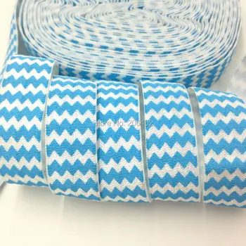 5/8" Blue Chevron Fold Over Elastic DIY Headwear FOE Elastic Ribbon Hair Tie Elastic Webbing for Girls Hair Accessories 10Y/lot
5/8" Blue Chevron Fold Over Elastic DIY Headwear FOE Elastic Ribbon Hair Tie Elastic Webbing for Girls Hair Accessories 10Y/lot