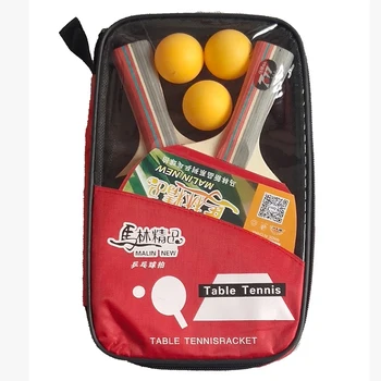 2pcs/lot Table Tennis Bat Racket Double Face Pimples In Long Handle Ping Pong Paddle Racket Set with Bag 3 Balls
2pcs/lot Table Tennis Bat Racket Double Face Pimples In Long Handle Ping Pong Paddle Racket Set with Bag 3 Balls