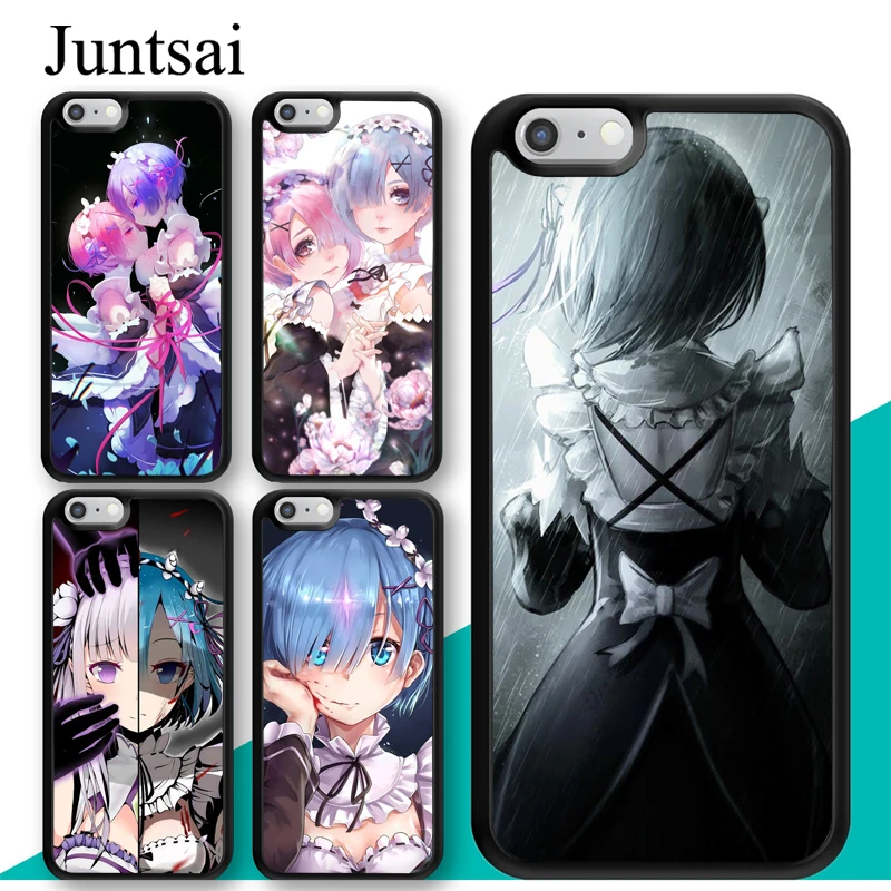 Juntsai Anime RE ZERO Ram Rem Cell Phone Case For Apple iPhone X XR XS MAX 8 7 Plus 6 6s 5 5s SE Rubber Back Cover Capa
Juntsai Anime RE ZERO Ram Rem Cell Phone Case For Apple iPhone X XR XS MAX 8 7 Plus 6 6s 5 5s SE Rubber Back Cover Capa