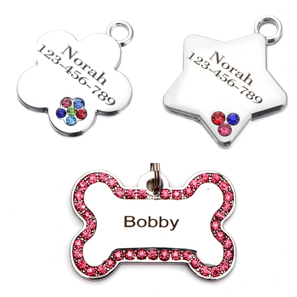 Personalized Pet Name Tag Engraved Dog ID Tags Customized Dog Tag Bone Shaped Pet Tag for Dog
Personalized Pet Name Tag Engraved Dog ID Tags Customized Dog Tag Bone Shaped Pet Tag for Dog
