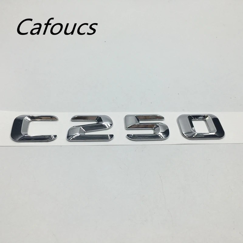 Cafoucs Trunk Rear Emblems Badge Letters Alphabet Sticker C 250 for Mercedes Benz W203 W204 C-Class C250
Cafoucs Trunk Rear Emblems Badge Letters Alphabet Sticker C 250 for Mercedes Benz W203 W204 C-Class C250
