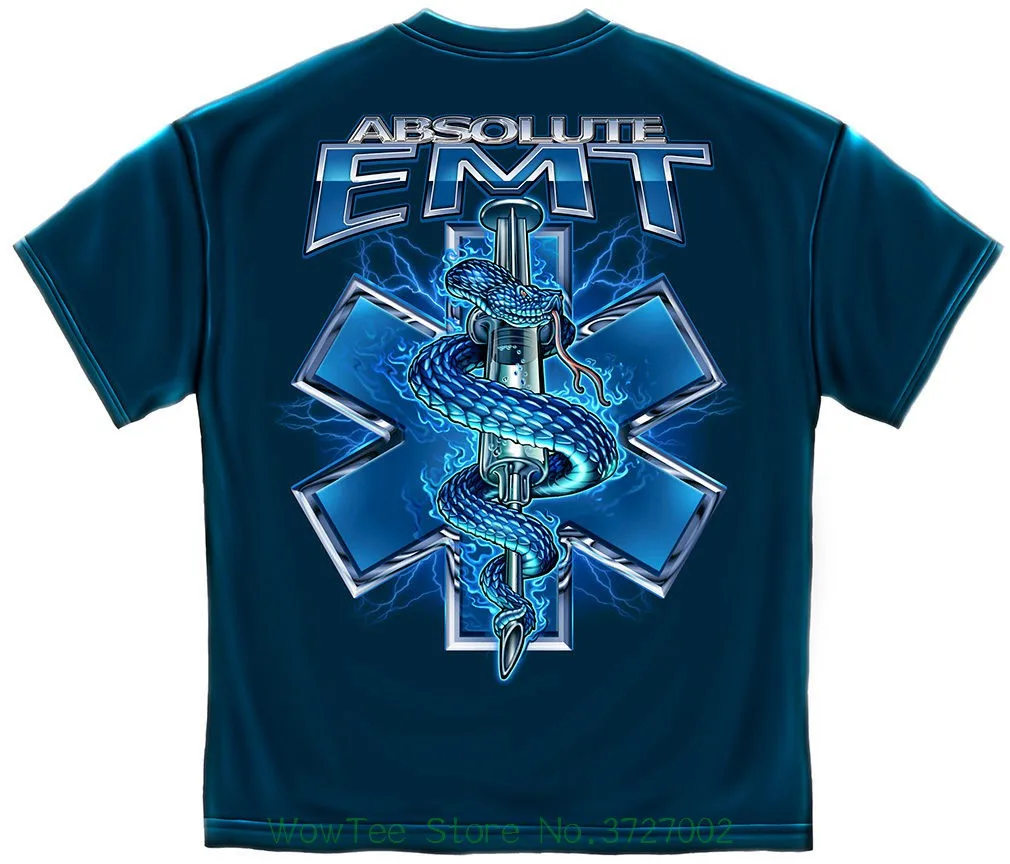 New Absolute Emt T Shirt Navy Blue W / Snake New Arrival Male Tees Casual Boy T-shirt Tops Discounts
New Absolute Emt T Shirt Navy Blue W / Snake New Arrival Male Tees Casual Boy T-shirt Tops Discounts