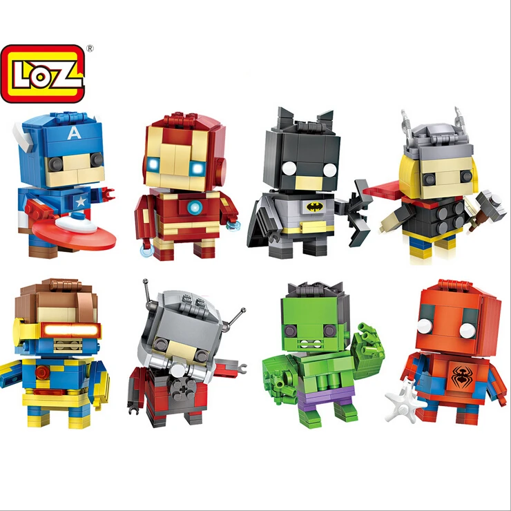 2016 New LOZ Mini Blocks Super Hero DIY Building Toys Thor brinquedos Anime Auction Model Kids Gifts Children Toy 1401-1408
2016 New LOZ Mini Blocks Super Hero DIY Building Toys Thor brinquedos Anime Auction Model Kids Gifts Children Toy 1401-1408