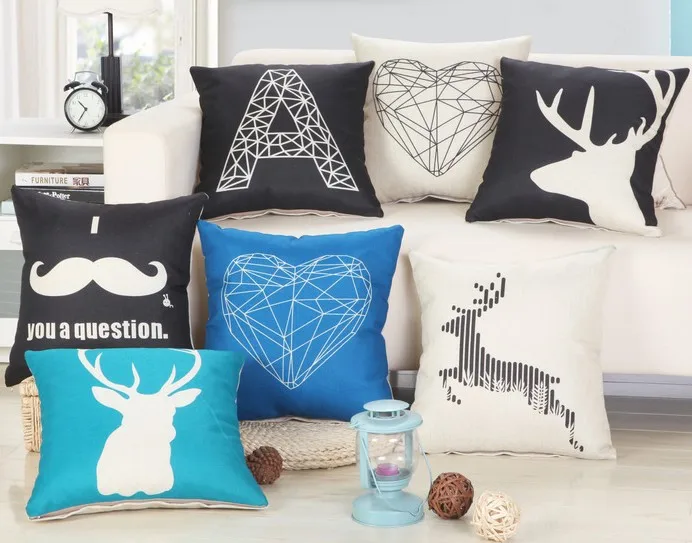 European Heart Affandi Moustache 45X45cm Cotton Linen Pillowcase Cover throw pillow covers Bed Deer Cushions Cover Home ChairB95
European Heart Affandi Moustache 45X45cm Cotton Linen Pillowcase Cover throw pillow covers Bed Deer Cushions Cover Home ChairB95
