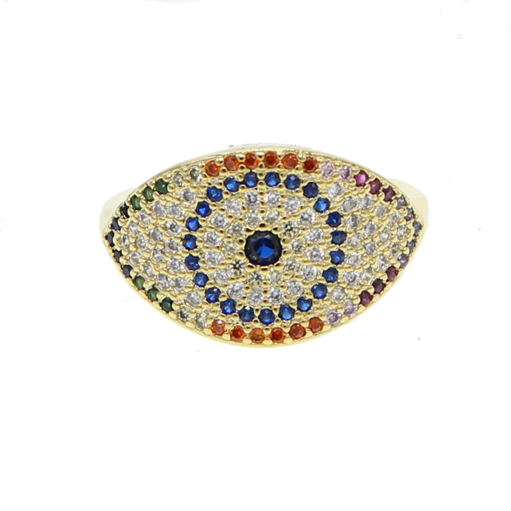 2019 summer trendy Gold filled lucky evil eye midi finger ring for women girls rainbow colorful cz fashion party cute jewelry
2019 summer trendy Gold filled lucky evil eye midi finger ring for women girls rainbow colorful cz fashion party cute jewelry