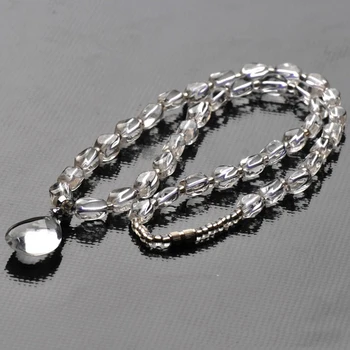 JoursNeige Genuine! Natural White Quartz Crystal Ripple Necklaces & Pendants Classic Style
JoursNeige Genuine! Natural White Quartz Crystal Ripple Necklaces & Pendants Classic Style