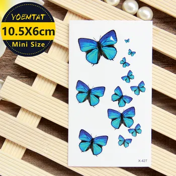 1 piece Waterproof Temporary Tattoo Sticker blue butterfly tattoo Water Transfer fake tattoo flash tattoo for girl women men
1 piece Waterproof Temporary Tattoo Sticker blue butterfly tattoo Water Transfer fake tattoo flash tattoo for girl women men