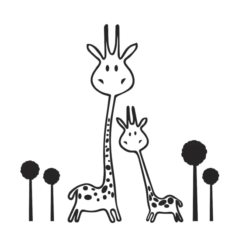 Giraffe mother and child Wall Sticker kids rooms Living room for home decoration Mural Decals Cartoon animal stickers wallpaper
Giraffe mother and child Wall Sticker kids rooms Living room for home decoration Mural Decals Cartoon animal stickers wallpaper