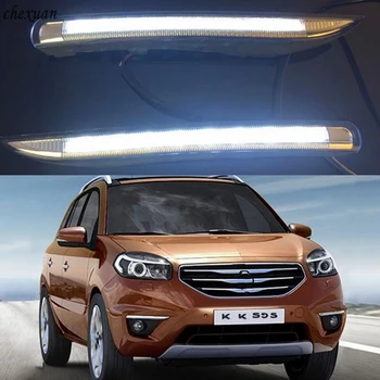 CSCSNL 2PCS 12V ABS LED DRL Daytime Running Lights With Turnning Yellow Signal headlamp For Renault Koleos 2011 2012 2013 2014
CSCSNL 2PCS 12V ABS LED DRL Daytime Running Lights With Turnning Yellow Signal headlamp For Renault Koleos 2011 2012 2013 2014