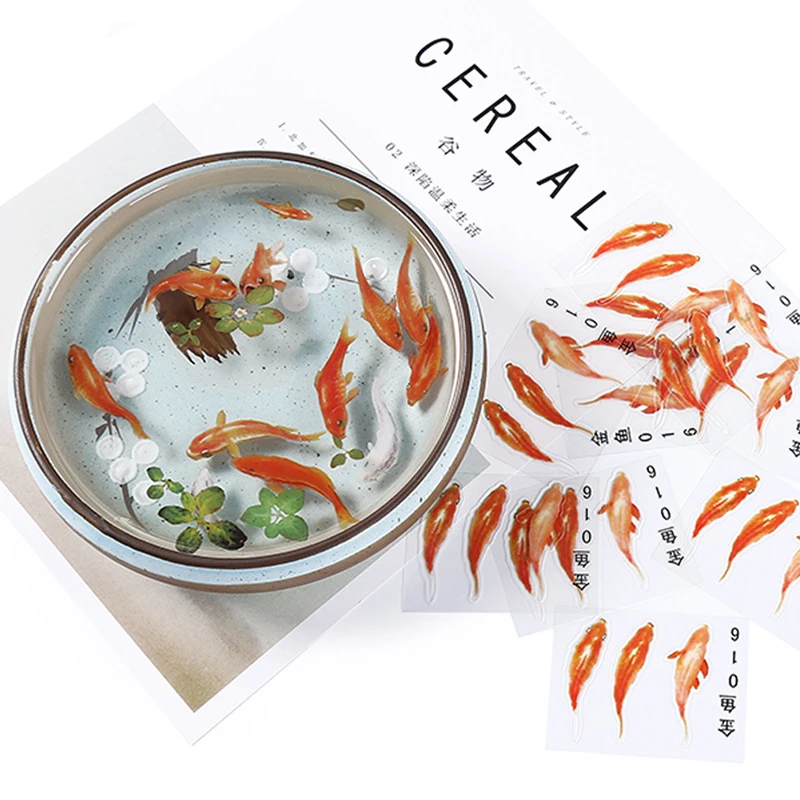 3pcs Cute 3D Simulation Fish Resin Stickers Micro Landscape Decorative Paintings DIY Animal Phone Case Scrapbooking Sticker C79
3pcs Cute 3D Simulation Fish Resin Stickers Micro Landscape Decorative Paintings DIY Animal Phone Case Scrapbooking Sticker C79