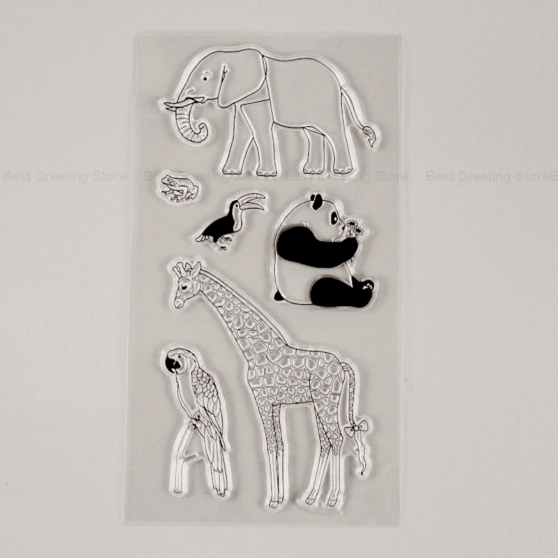 forest animal stamps elephant,panda,parrot,giraffe acrylic clear stamps crafts and scrapbooking
forest animal stamps elephant,panda,parrot,giraffe acrylic clear stamps crafts and scrapbooking