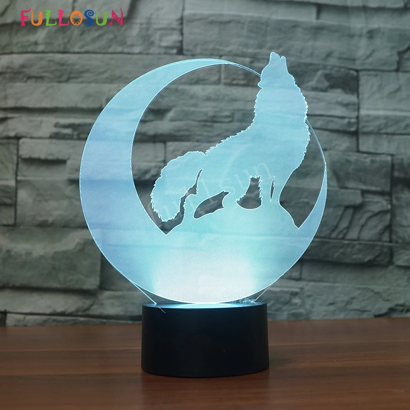LED Desk Lamp Wolf Animal Night Light Bedroom 3D Table Lampe Energy-Saving Decorative Lamp for Gift
LED Desk Lamp Wolf Animal Night Light Bedroom 3D Table Lampe Energy-Saving Decorative Lamp for Gift