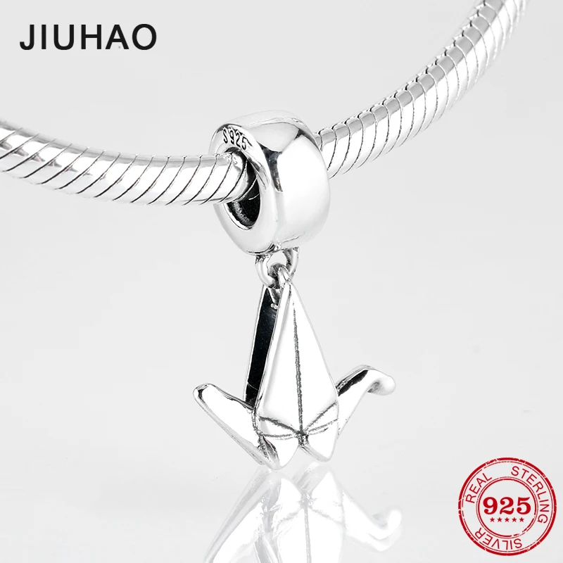 Origami Paper Crane Pendants Beads For Women Fit Original Pandora Bracelet Charms Authentic Silver 925 Girl Fashion Jewelry 
Origami Paper Crane Pendants Beads For Women Fit Original Pandora Bracelet Charms Authentic Silver 925 Girl Fashion Jewelry