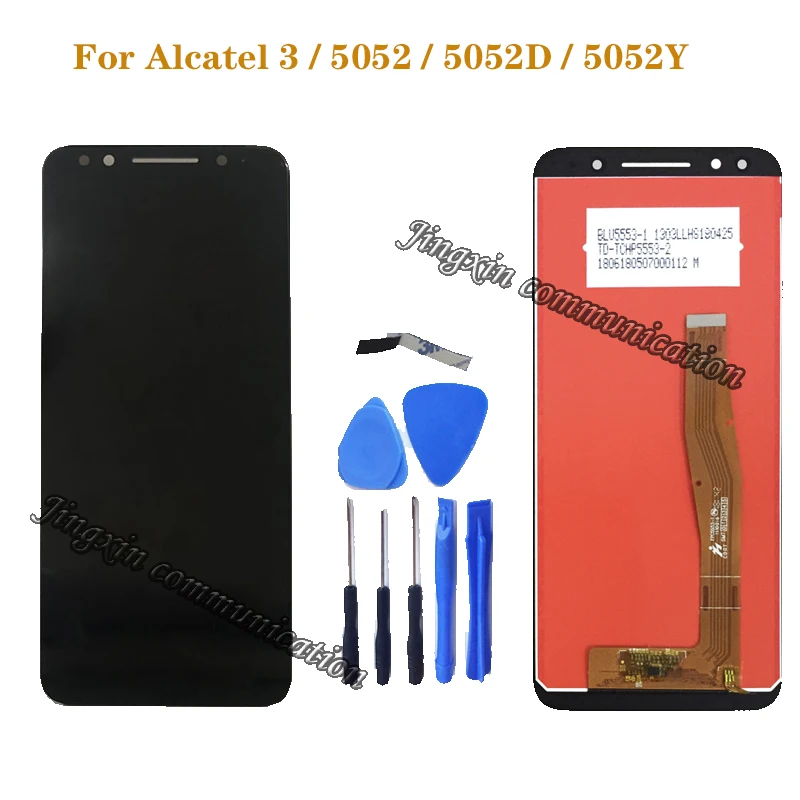 for Alcatel 5052 5052D 5052Y LCD display touch screen digitizer replaced for ALCATEL 3 LCD display component repair parts
for Alcatel 5052 5052D 5052Y LCD display touch screen digitizer replaced for ALCATEL 3 LCD display component repair parts