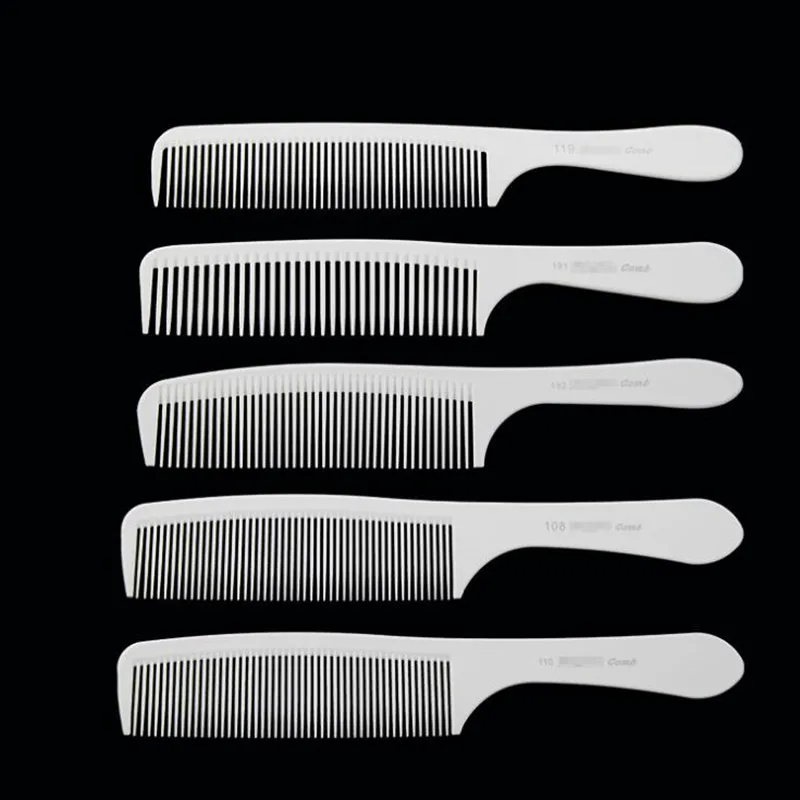 12pcs/lot 12 Styles Professional Hair Trimmer Carbon Hairdressing Antistatic Cutting Handle Comb Full Set | Красота и здоровье