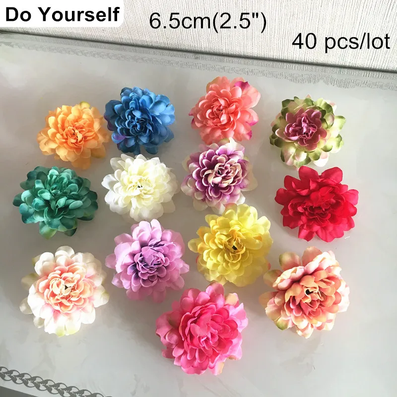 40pcs Fabric Flower Peony 6.5cm(2.6"),Decoration Flowers For Party,Home,DIY Brooch,Hair Accessories Flowers,Different Colors
40pcs Fabric Flower Peony 6.5cm(2.6"),Decoration Flowers For Party,Home,DIY Brooch,Hair Accessories Flowers,Different Colors