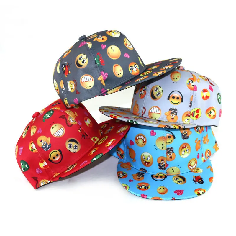 New Fashion Kids Emoji Printing Snapback Baseball Cap Boy Girl Adjustable Hat Stylish Children Cute Baseball Caps
New Fashion Kids Emoji Printing Snapback Baseball Cap Boy Girl Adjustable Hat Stylish Children Cute Baseball Caps