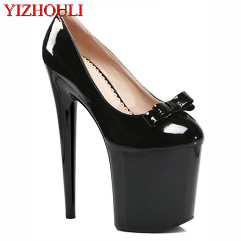 

In women wear sexy high heels on their ankles, thin and thin shoes, and women's Dance Shoes 20cm