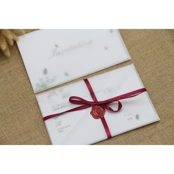 20pcs/lot parchment paper Envelop Clear Invitation Envelop Ribbon Accessory Card Bag with "Thank you" Stickers
20pcs/lot parchment paper Envelop Clear Invitation Envelop Ribbon Accessory Card Bag with "Thank you" Stickers