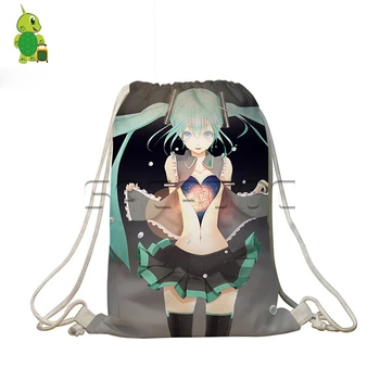 Anime VOCALOID Hatsune Miku Printed Drawstring Bag Women Men Casual Travel Shoulder Bags Boys Girls Cartoon Storage Book Bags
Anime VOCALOID Hatsune Miku Printed Drawstring Bag Women Men Casual Travel Shoulder Bags Boys Girls Cartoon Storage Book Bags