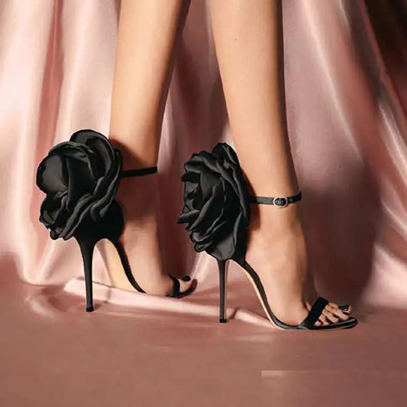 2019 women's sandals shoes summer stilettos high heels black big flower sandals lady woman pumps female buckle party dress shoes
2019 women's sandals shoes summer stilettos high heels black big flower sandals lady woman pumps female buckle party dress shoes