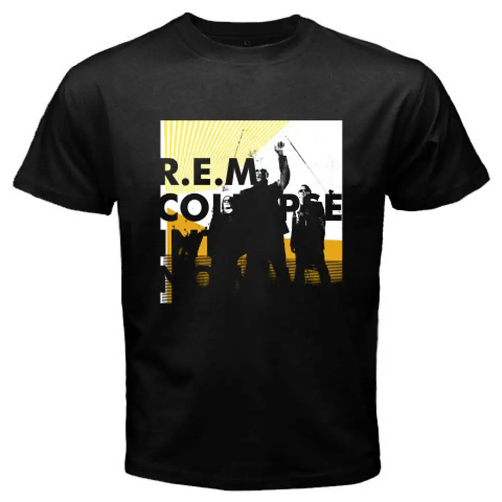 New REM R.E.M. Collapse Into Now Rock Band Men's Black T-Shirt Size S to 3XL Male Best Selling T Shirt Men Lastest
New REM R.E.M. Collapse Into Now Rock Band Men's Black T-Shirt Size S to 3XL Male Best Selling T Shirt Men Lastest