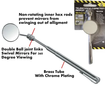 Newest Automotive Maintenance Inspection Mirror Universal Folding Telescopic Reflector Size Welding Chassis Inspection Mirror
Newest Automotive Maintenance Inspection Mirror Universal Folding Telescopic Reflector Size Welding Chassis Inspection Mirror
