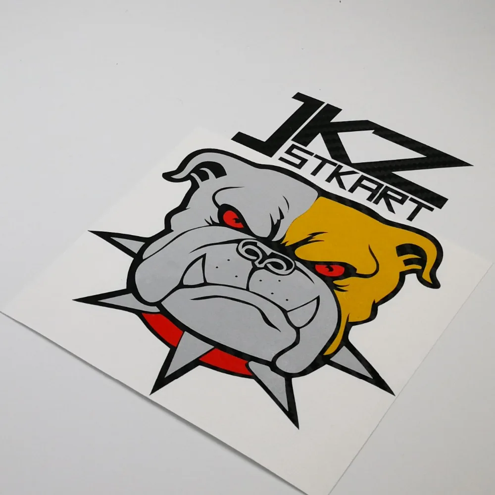JKZ STKART Vinyl Die Cut Multi-layer Stickers Decals Angry Bull Dog Face for ATV Motor Bike Laptop Helmet Decorated Stickers
JKZ STKART Vinyl Die Cut Multi-layer Stickers Decals Angry Bull Dog Face for ATV Motor Bike Laptop Helmet Decorated Stickers