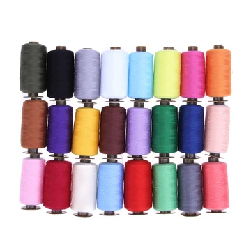24 Different Colors Sewing Machine Threads 1000 Yard Polyester Embroidery Industrial Sewing Thread Machine Sewing Accessories
24 Different Colors Sewing Machine Threads 1000 Yard Polyester Embroidery Industrial Sewing Thread Machine Sewing Accessories