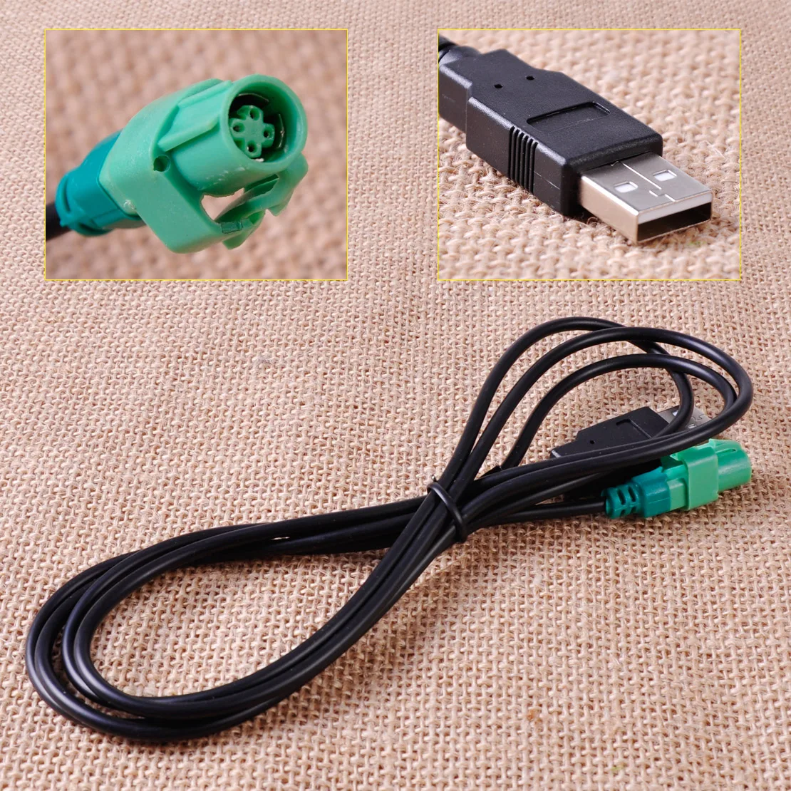 CITALL New USB Male Head 4 Pin Wire Harness Cable AUX Adapter Fit for VW Polo Golf Rabbit Jetta Tiguan Beetle Passat Caddy
CITALL New USB Male Head 4 Pin Wire Harness Cable AUX Adapter Fit for VW Polo Golf Rabbit Jetta Tiguan Beetle Passat Caddy