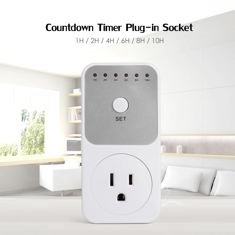 Countdown Timer Socket Programmed Schedule Plug-in Socket Intelligent Time Setting Control Switch Energy Saving Outlet EU/US/UK
Countdown Timer Socket Programmed Schedule Plug-in Socket Intelligent Time Setting Control Switch Energy Saving Outlet EU/US/UK