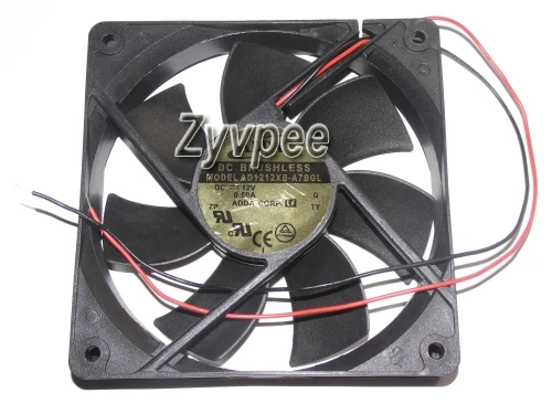 ADDA 12cm AD1212MS-A71GL 12V 0.34A 2Wire Case Fan