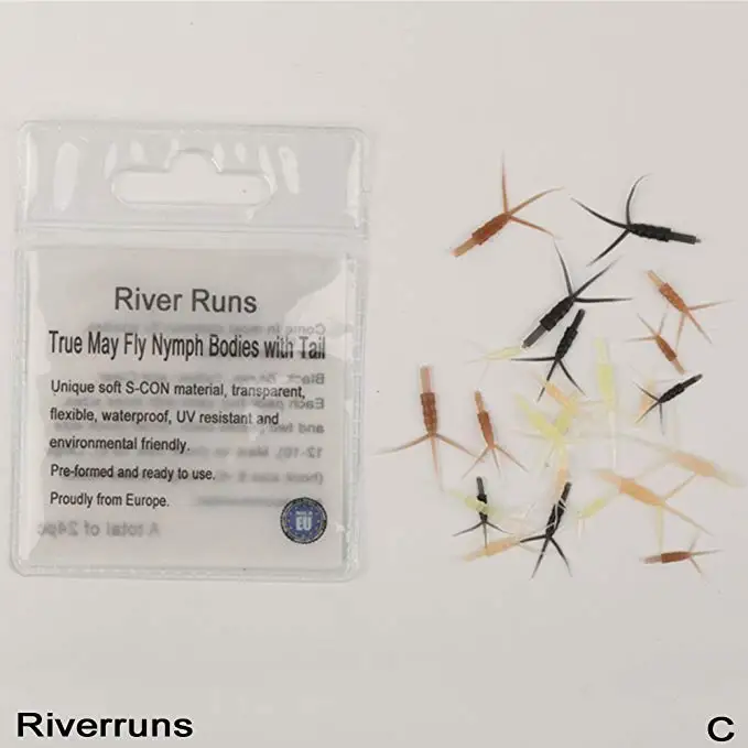 Riverruns Realistic Flies Combo Super Realistic Fly Tying Material Combo Pack Legs, Bodies with Tail, for May Fly Nymph
Riverruns Realistic Flies Combo Super Realistic Fly Tying Material Combo Pack Legs, Bodies with Tail, for May Fly Nymph