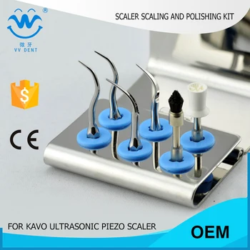 10 pcs KUSPKS Kavo Sybron dental health care kit for teeth scaling and polishing with polishing point fit kavo piezo scalers 
10 pcs KUSPKS Kavo Sybron dental health care kit for teeth scaling and polishing with polishing point fit kavo piezo scalers