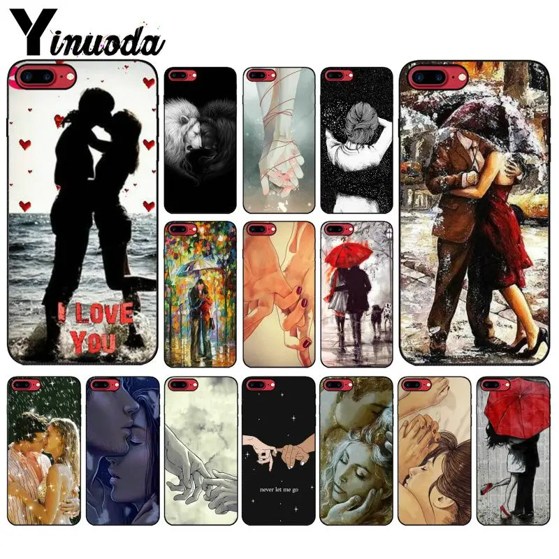 Yinuoda Romantic couple holding hands and kissing Black Soft Phone Cover for Apple iPhone8 7 6 6S Plus X XS MAX 5 5S SE XR Cover
Yinuoda Romantic couple holding hands and kissing Black Soft Phone Cover for Apple iPhone8 7 6 6S Plus X XS MAX 5 5S SE XR Cover