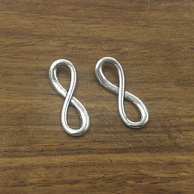 20pcs Charms infinity symbol connectors 23*8mm Tibetan Silver Plated Pendants Antique Jewelry Making DIY Handmade Craft
20pcs Charms infinity symbol connectors 23*8mm Tibetan Silver Plated Pendants Antique Jewelry Making DIY Handmade Craft