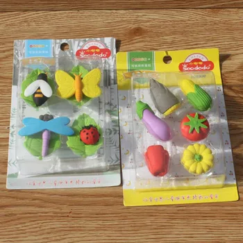 1 Pack Cartoon Insects Bee Butterfly Dragonfly Vegetables Corn Tomato Rubber Pencil Erasers Set Gift Stationery Gift Erasers
1 Pack Cartoon Insects Bee Butterfly Dragonfly Vegetables Corn Tomato Rubber Pencil Erasers Set Gift Stationery Gift Erasers