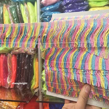 Colorful 25yard Long chinlon Tassel Fringe Decorating Lace Ribbons Accessories Sewing Latin Dress Clothing Accessories 5cm width
Colorful 25yard Long chinlon Tassel Fringe Decorating Lace Ribbons Accessories Sewing Latin Dress Clothing Accessories 5cm width