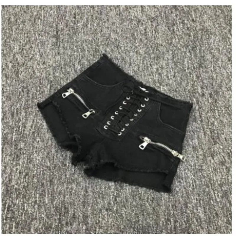 2019 summer new fashion zipper sexy high waist shorts female blue black grey college style lace up Korean denim shorts L215
2019 summer new fashion zipper sexy high waist shorts female blue black grey college style lace up Korean denim shorts L215